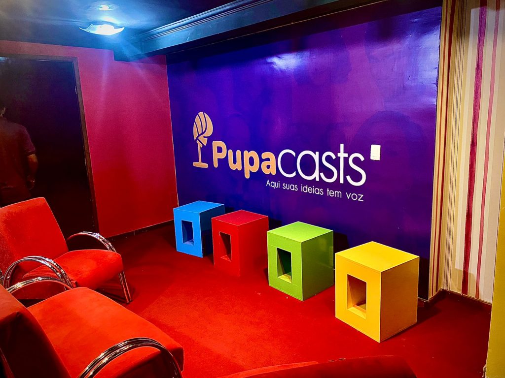 Estúdio de podcas de Brasília